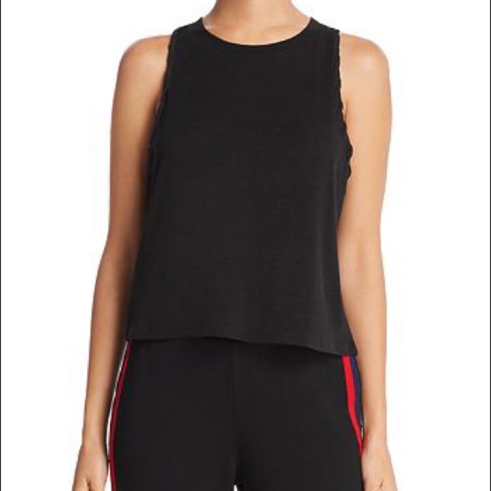 NWOT AQUA Athletic Stitch-Trim Tank Top